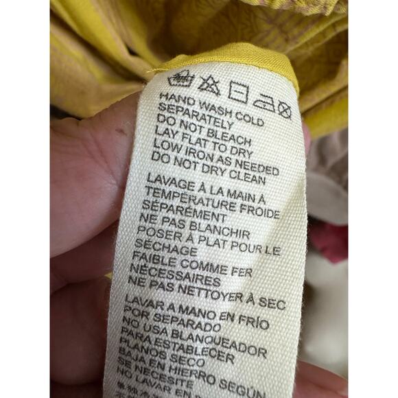 Cleobella Melani Shoulder-Tie Organic Cotton Ankle Midi Dress Beach Vacation XS - Picture 10 of 11